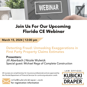 Join Us For Our Upcoming Florida CE Webinar