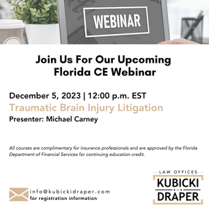 Join Us for KD's CE Complementary Webinar in December