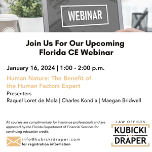 Join Us for KD's CE Complementary Webinar in January